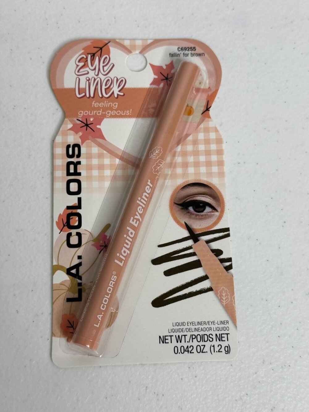 L.A. Colors Liquid Eyeliner Fallin for Brown Fall Makeup Cottagecore Cozy